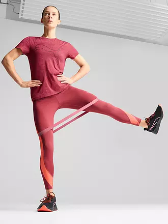 PUMA | Maglietta da allenamento da donna Essential Heather Logo | rot